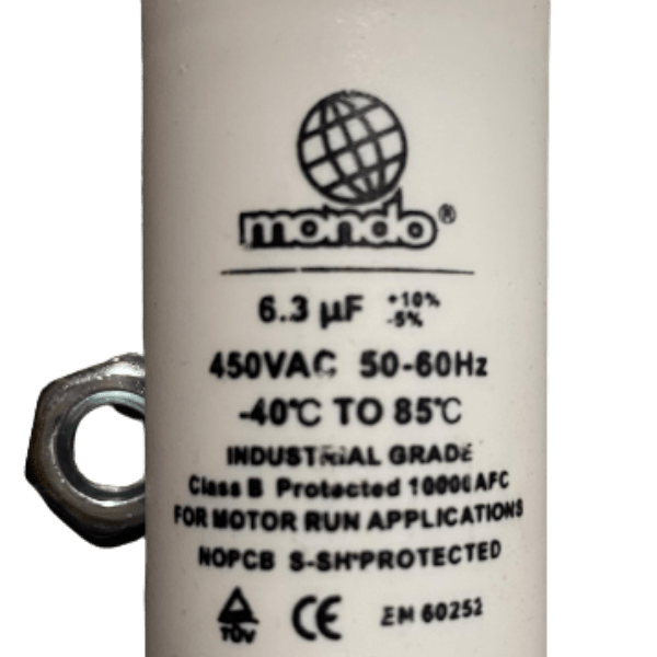 CAPACITOR 6.3uF MOTOR RUN 450V